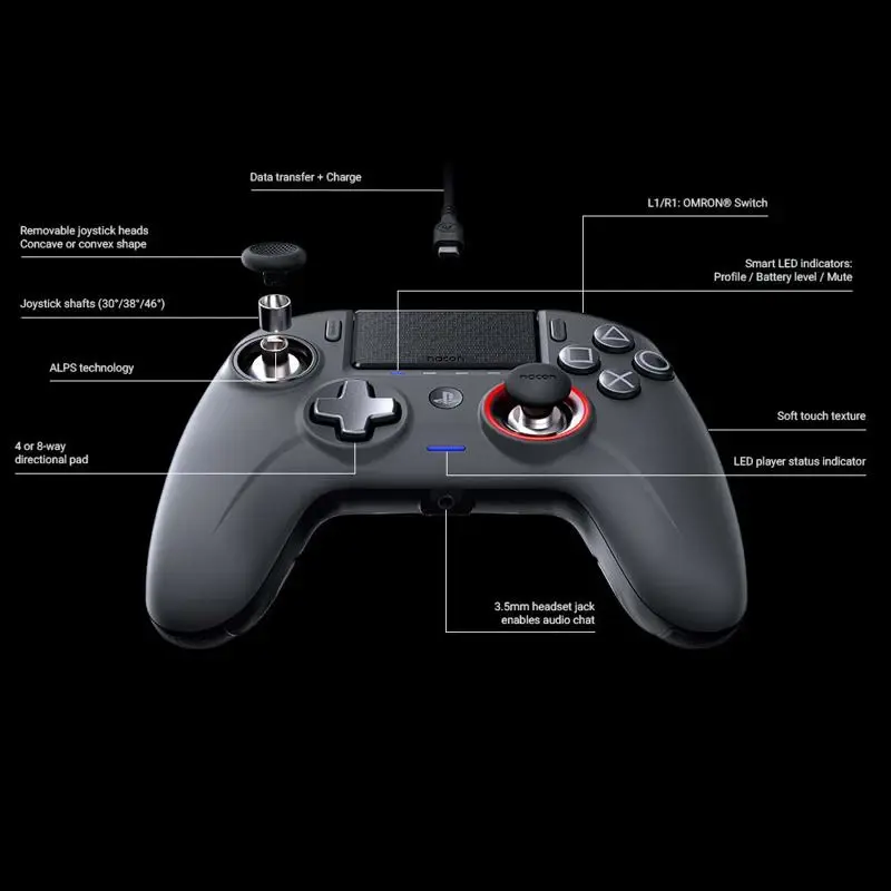 Controlador NACON Esports Revolution Unlimited Pro V3 PS4/PC