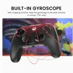 Gamepad GameSir G7 Pro para Xbox Series X/S y PC con base de carga Shadow Ember