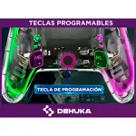 Joystick Compatible Nintendo Switch Oled Led Rgb + Control Pc Gamer Inalambrico Usb Dehuka