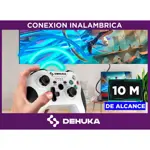 Joystick Blanco Control Pc Gamer Inalambrico Usb Inalambrico Dehuka