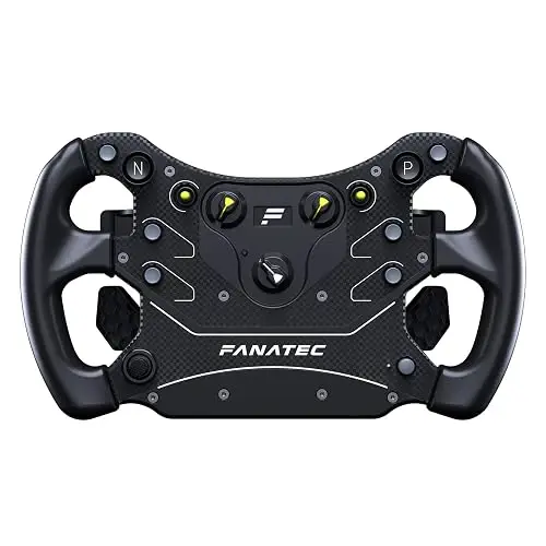Fanatec Csl Gt3 Volante Sim Racing Pc Magnetic Shifters Oled Negro