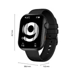 Reloj Smartwatch Noblex Negro Android iOS Bluetooth 64mb SW120BN