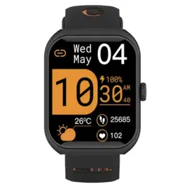 Smartwatch P86 Black Orange Cop86n...