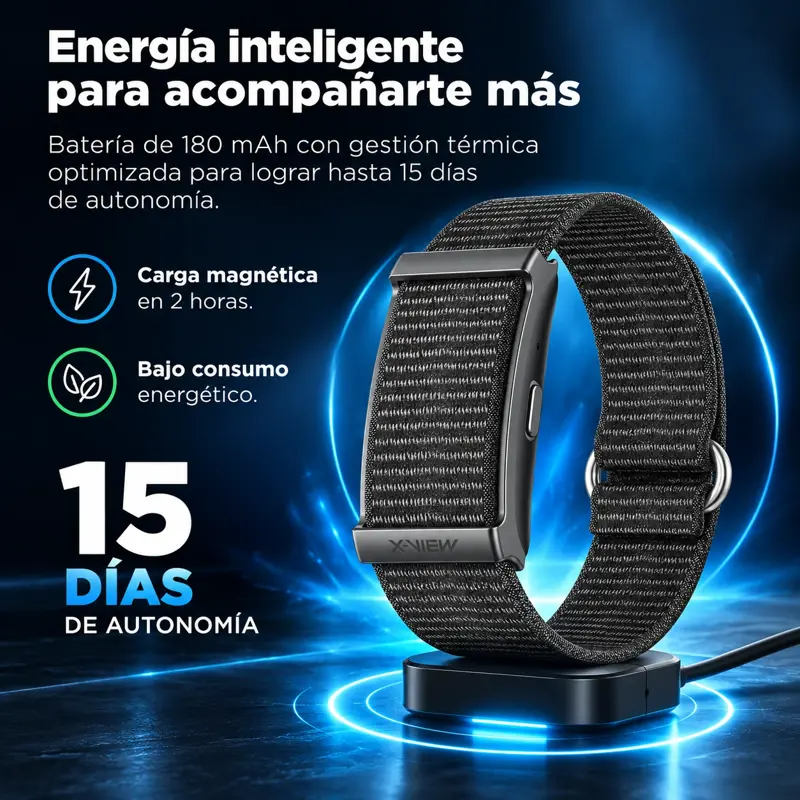 Smartband ProFit X View Sport Band con batería 180mAh Negro