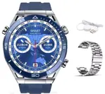 Reloj Smartwatch Dt No.1 Ultra Mate Elegante Nfc - Plata