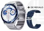 Reloj Smartwatch Dt No.1 Ultra Mate Elegante Nfc - Plata