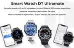 Reloj Smartwatch Dt No.1 Ultra Mate Elegante Nfc - Plata