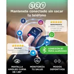 Smartwatch QCY GS2 Pantalla AMOLED 196 Monitoreo De Salud Y Modos Deportivos