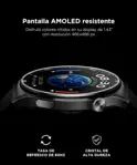 Smartwatch QCY GT2 S3 Pantalla AMOLED 143 Modos Deportivos Monitoreo De Salud