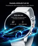 Smartwatch Kieslect Kr Ultra 3 Amoled 15 Pulgadas Gps 178 Modos 5 Atm Bateria 500 Mah
