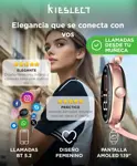Smartwatch Mujer Kieslect Pura Ele Reloj Digital Inteligente Resistente al Agua IP68