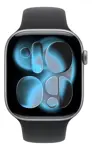 Apple Watch Series 11gps 46mm Gris Espacial/correa Negra M/L