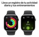 Apple Watch Series 11gps 46mm Gris Espacial/correa Negra M/L