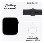 Apple Watch Series 11gps 46mm Gris Espacial/correa Negra M/L