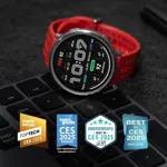 Reloj inteligente Amazfit Active 2 con GPS, 44 mm, rastreador de actividad física, rojo