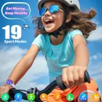 Reloj inteligente JOYELE para niños, resistente al agua, 19 modos deportivos, morado