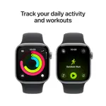 Reloj inteligente Apple Series 11 GPS 42 mm correa negra gris espacial