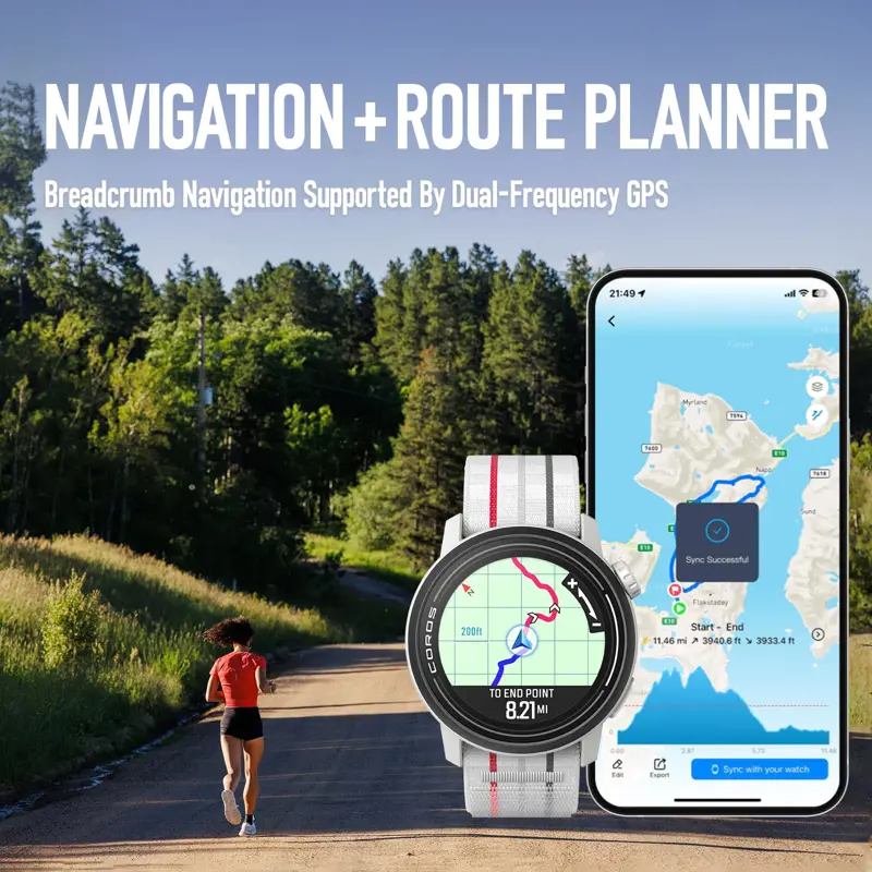 Reloj deportivo COROS PACE 3 GPS con frecuencia cardíaca, 17 días de duración de la batería