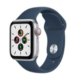 Apple Watch SE reacondicionado 40 mm GPS Celular con correa azul plata