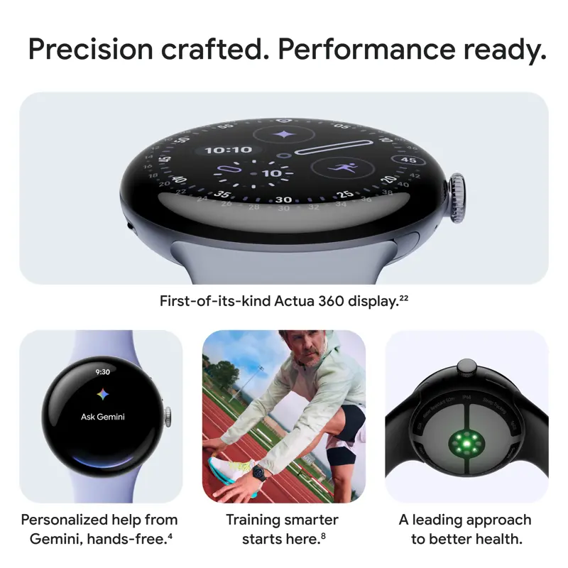 Smartwatch Google Pixel Watch 4 45mm Aluminio Negro