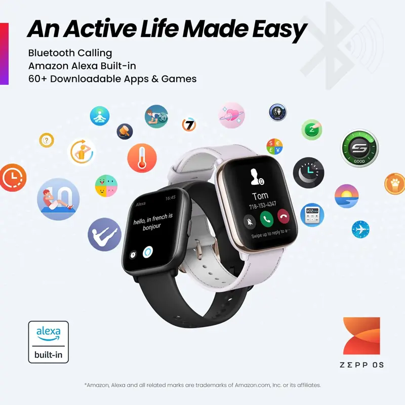 Reloj inteligente Amazfit Active con entrenador físico AI