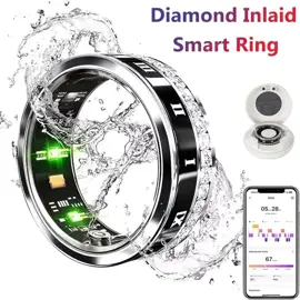 Anillo Inteligente Monitoreo Salud Resistente Al Agu...