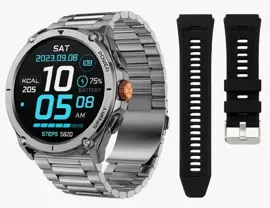 Smartwatch  Everest Plateado P...