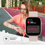 Smartwatch Cuadrado JD Venecia Gold Llamadas Bluetooth 1.96" 