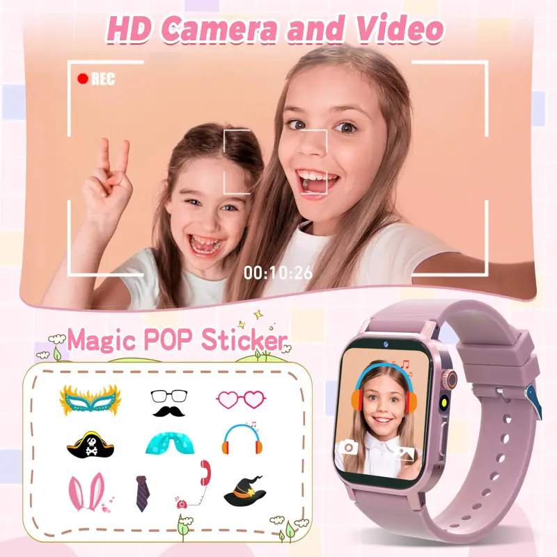 Smartwatch Infantil Phyulls D12 Pantalla Táctil LCD 1.69 Pulgadas 256 MB RAM 512 MB