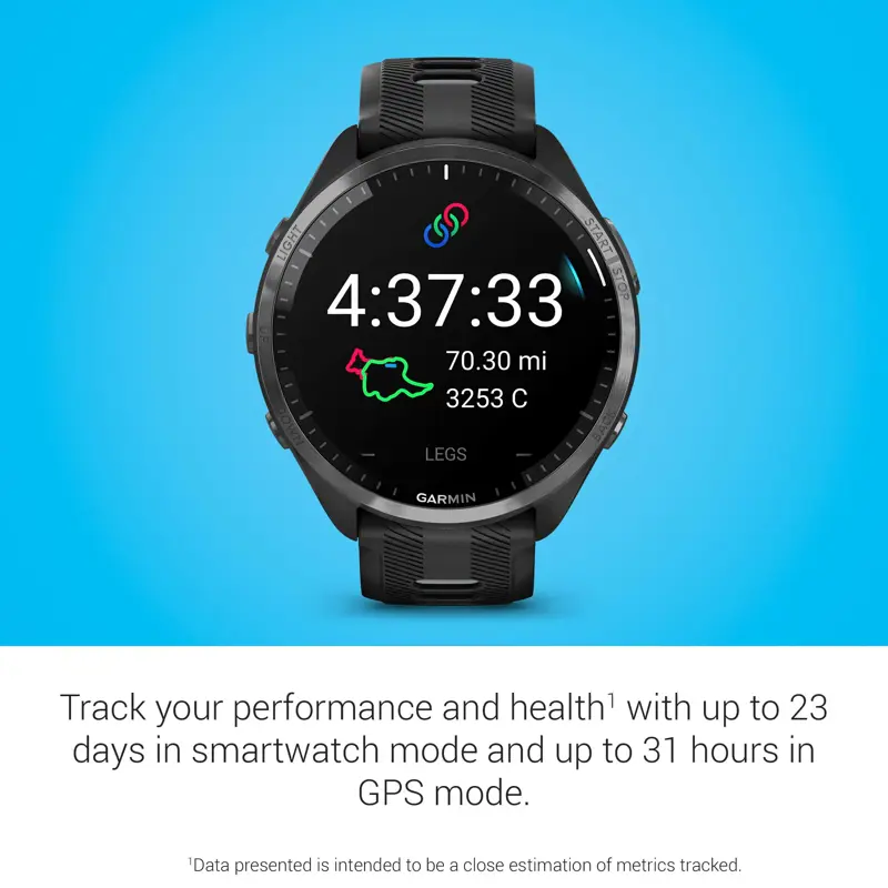 Smartwatch Garmin Forerunner 965 Pantalla AMOLED 1.4 Pulgadas 32 GB