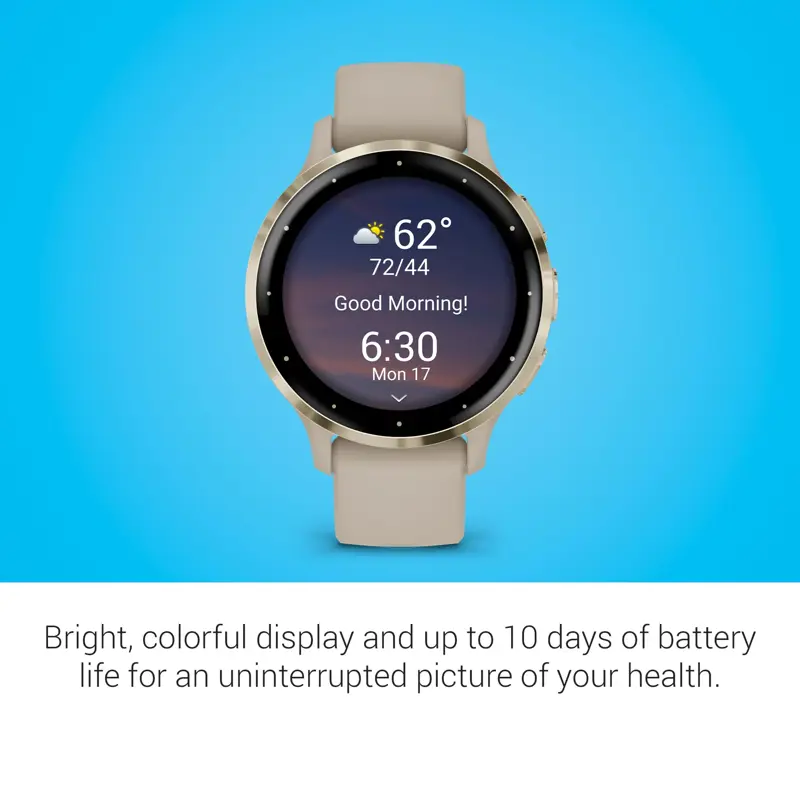 Smartwatch Garmin Venu 3S 41mm Bateria Monitoreo Salud