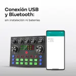 Consola de Sonido Waggs Portatil Efectos Streaming Grabación