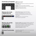 Consola de Sonido Waggs Portatil Efectos Streaming Grabación