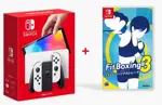Nintendo Switch OLED con Fitness Boxing 3 - Blanco