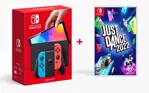 Consola de juegos Nintendo Switch OLED neón rojo y azul
