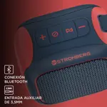 Parlante Zing 5W Bluetooth - Stromberg Connect, 6hs Batería, Aux, Gris