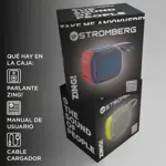Parlante Zing 5W Bluetooth - Stromberg Connect, 6hs Batería, Aux, Gris