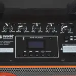 Parlante Potenciado Moonki Sound Ms-900b - 6,5" - 900w/60w - Inc. Mic C/Cable - Bat.