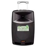 Parlante Potenciado Moonki Sound Ms-P112b - 12" - 3000w/150w - Inc. Mic In. X 2 - Bat.