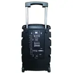 Parlante Potenciado Moonki Sound Ms-P112b - 12" - 3000w/150w - Inc. Mic In. X 2 - Bat.