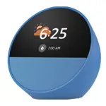 RELOJ INTELIGENTE CON AUDIO AMAZON ECHO SPOT AZUL (CON FUENTE/TRAFO)