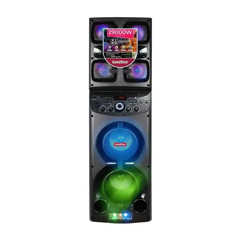 Torre de sonido Goldstar Led Karaoke Bluetooth GLD 2310CL