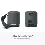 Parlante Sony SRS-XB100 Portátil BT Resistente al Agua Negro