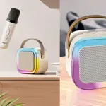 Parlante portátil BT con micrófono para karaoke y RGB NISUTA - NSPA35K