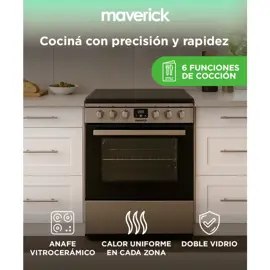Cocina Eléctrica Vitrocerámico Pre...