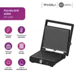 Parrilla Grill Doble 2000w Tivoli - Apertura 180 Grado