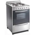 Cocina Domec CEXG, eléctrica, 4 hornallas, acero inoxidable