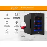Cava De Vinos Ziyen Capacidad 6 Botellas Refrigeración Iluminación Interior LED