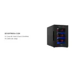 Cava De Vinos Ziyen Capacidad 6 Botellas Refrigeración Iluminación Interior LED