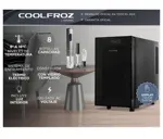 Cava De Vino Coolfroz WCTE0008 8 Botellas + Sacacorchos Automático Gadnic